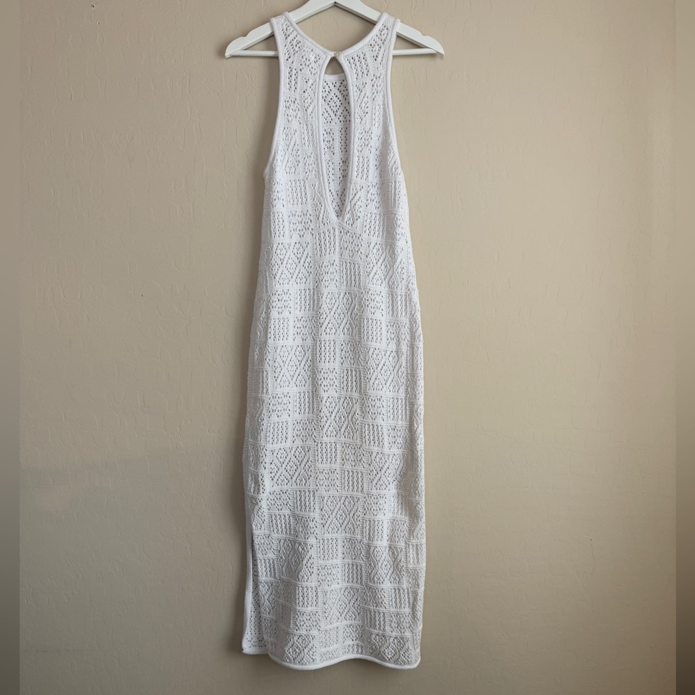 Aerie White Crochet Swim Coverup - Picture 8 of 9